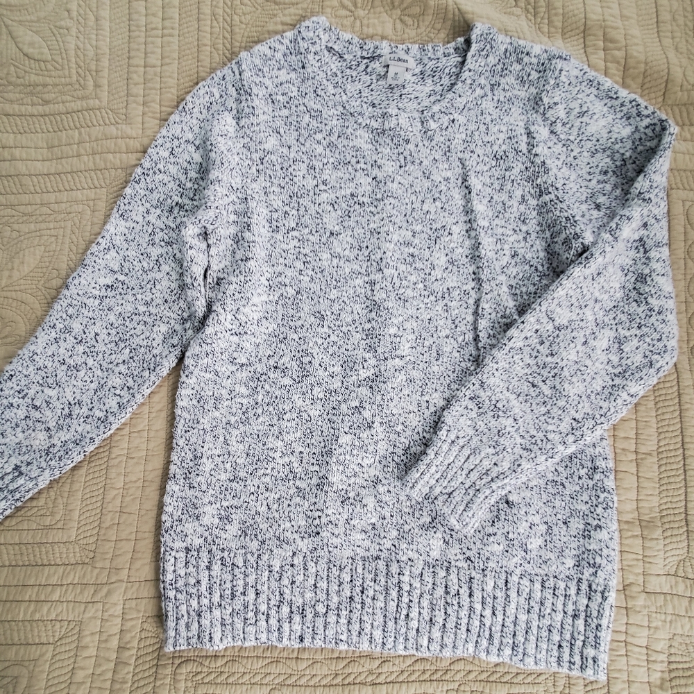 L L bean cotton sweater